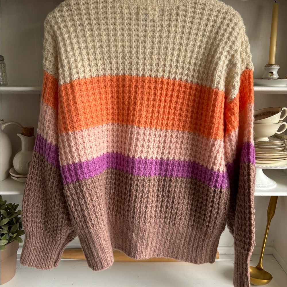 Universal Thread Multicolor Striped Sweater - image 3